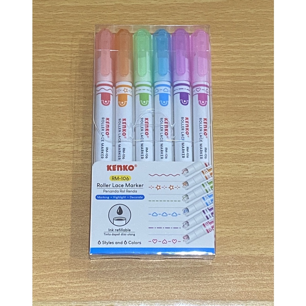 

KODE M89E Kenko Roller Lace Marker Penanda Rol Renda RM16