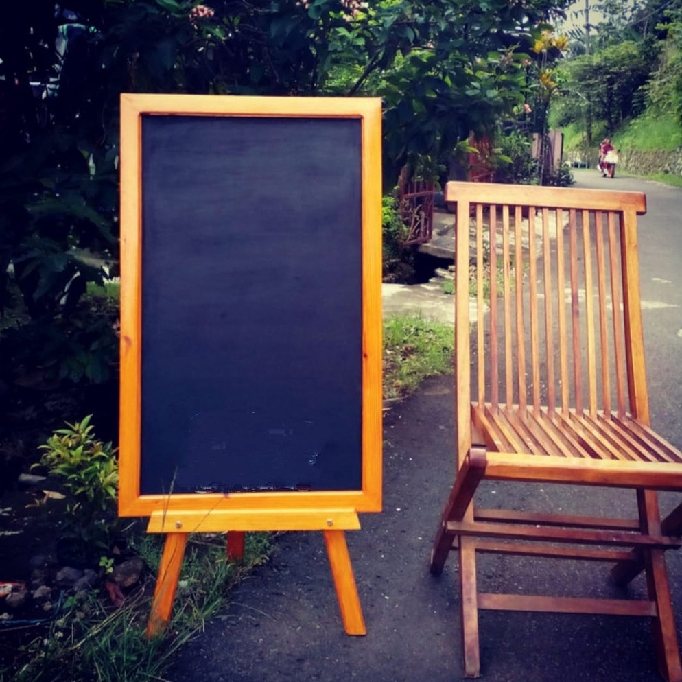 

KODE I96D Blackboard standing 5x8cm Papan tulis kapur standing Papan Tulis Standing