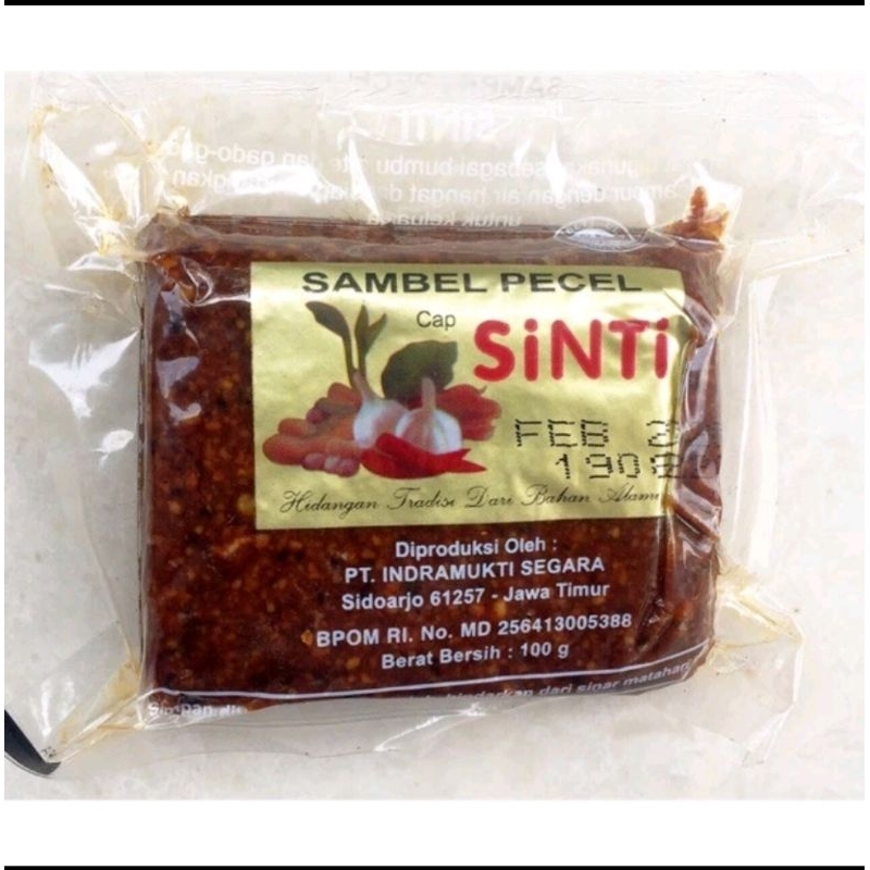 

Sambel Pecel Sinti 100gr Bumbu Instan Enak Siap Saji