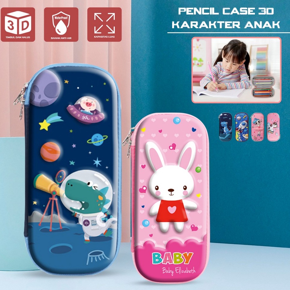 

Sale sale Kotak Pensil 3D Karakter Timbul Tempat Pensil Anak Sekolah TK Tempat Penyimpanan Alat Tulis Anti Air Import stockami A39