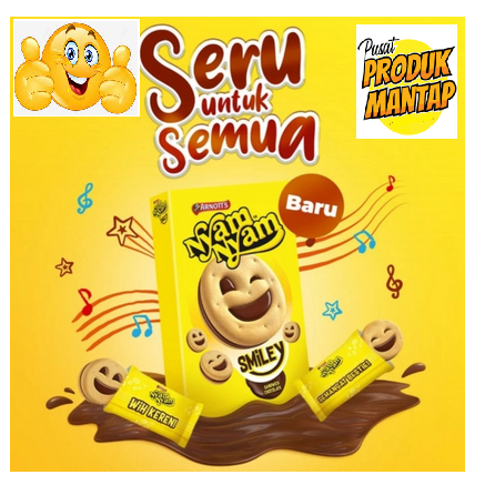 

Nyam-Nyam Smiley Sandwich Chocolate / Nyam Nyam Nyamnyam Smile