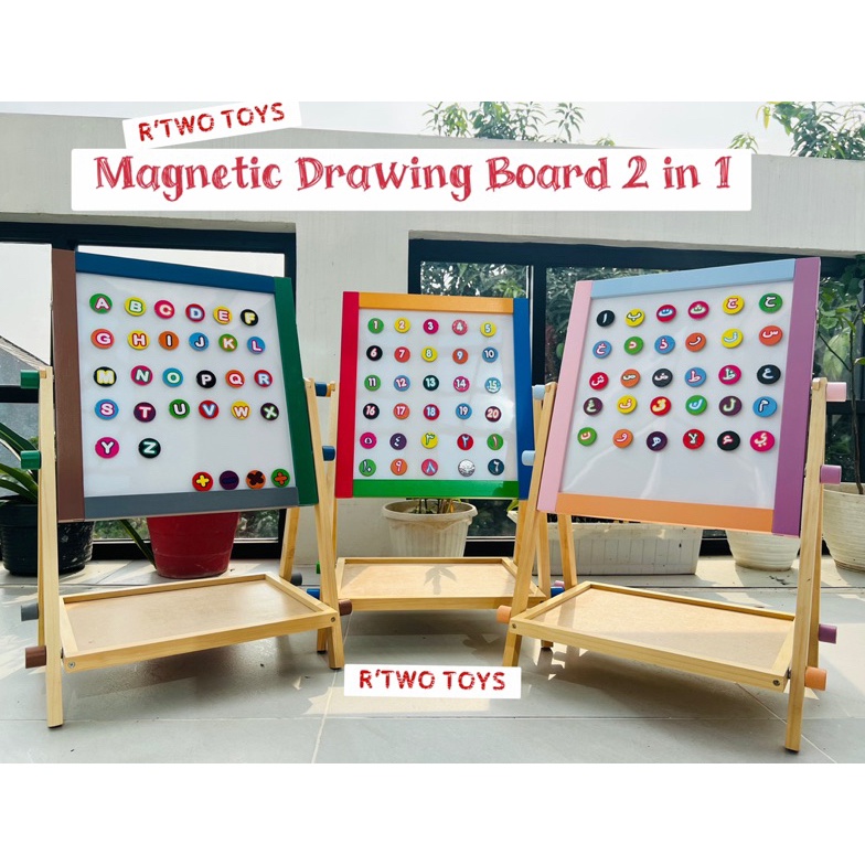 

KODE A95S PAPAN TULIS MAGNETIC DRAWING BOARD 2 in 1