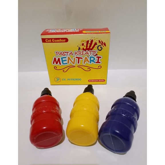 

Flash Sale SATU PACK 3 WARNA x 5ml Pasta Kreatif Mentari Cat Gambar Cat Finger Painting