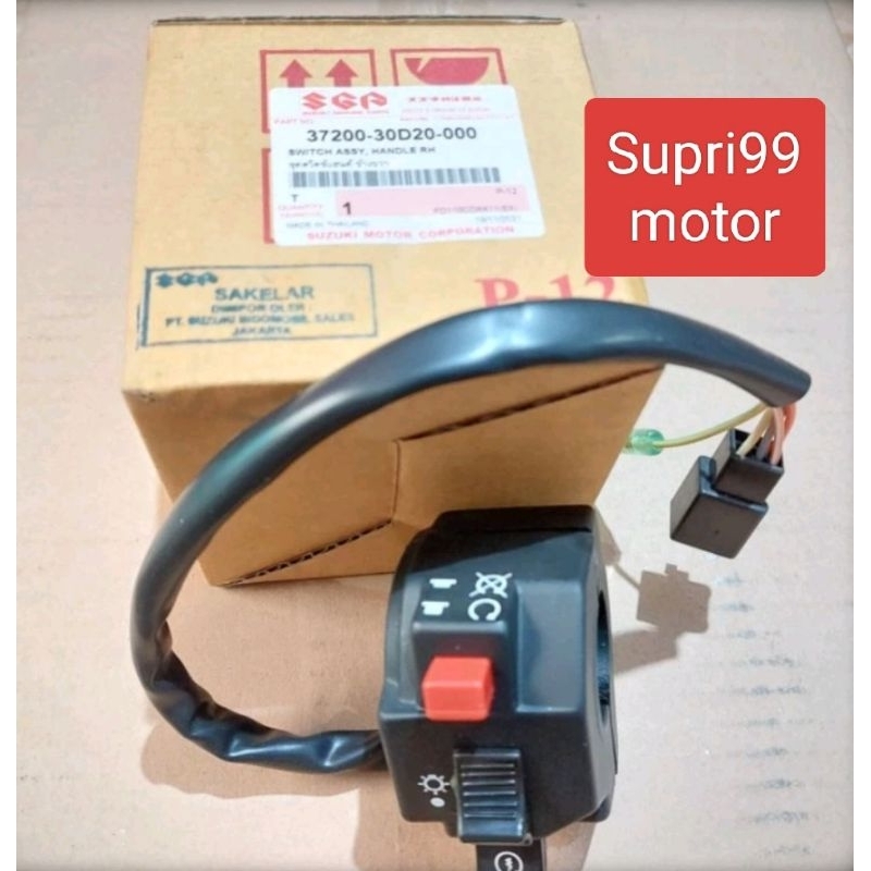 Holder Saklar Kanan Suzuki Tornado Shogun 110 Kebo SATRIA 2 Tak lumba Ru 5 Speed Asli Original SGP