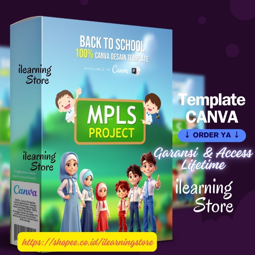 [CANVA 05] Template CANVA 100 ++ Plus Format PPT Masa Pengenalan Lingkungan Sekolah (MPLS) SD, SMP, 