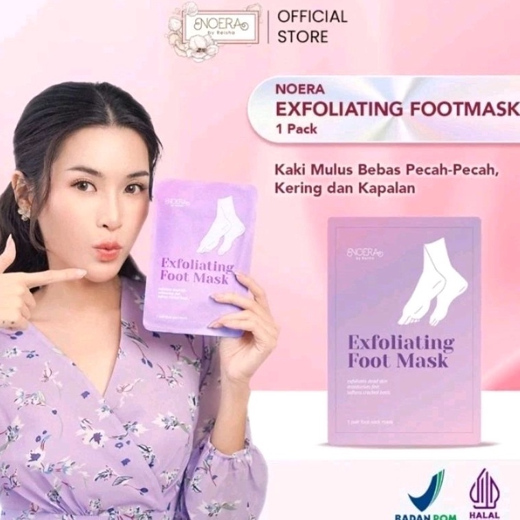Noera Exfoliating Foot Mask  Masker Kaki Foot Peeling Mask  Peeling Foot Mask  Masker Kaki KODE H4F1