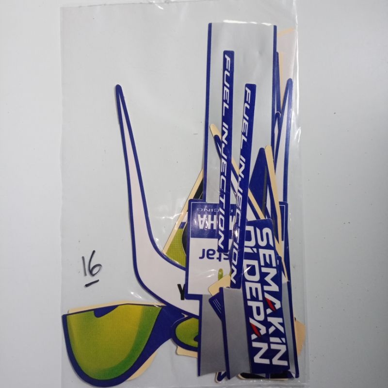 Stiker Striping Sticker Yamaha Vixion NVA Movistar 2015 List Les Body Motor Yamaha Vixion NVA 2015