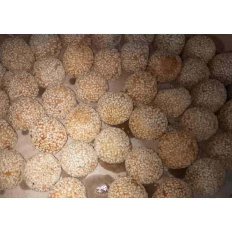 

Onde-onde kumbu isi Kacang Hijau kupas