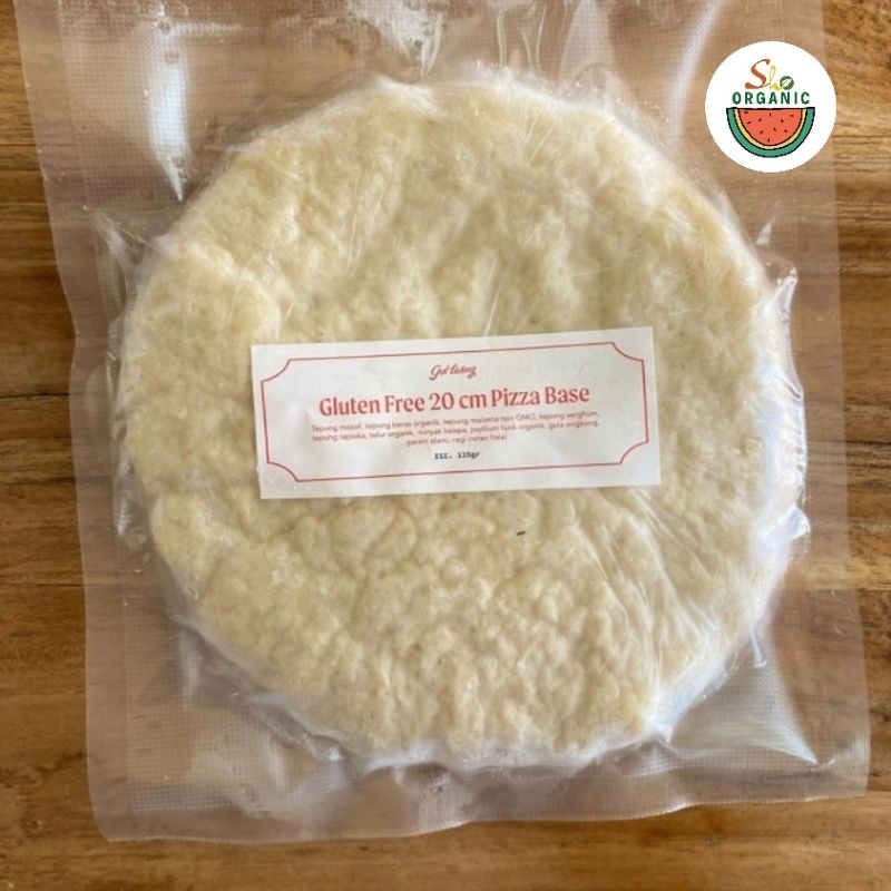 

PIZZA BASE Gluten free 20cm - Bahan Alami Bebas Terigu