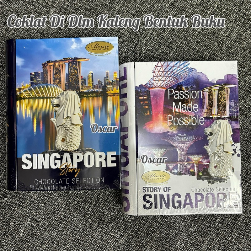 

Alessio Singapore Story Book Chocolate Coklat Cokelat