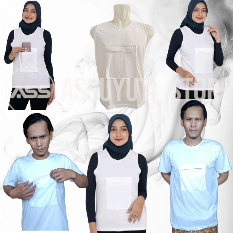 PAKET HEMAT 100RB DAPET 3PCS KAOS HAJI UMROH PRIA WANITA KAOS SINGLET HAJI  wanita KONVEKSI BANDUNG