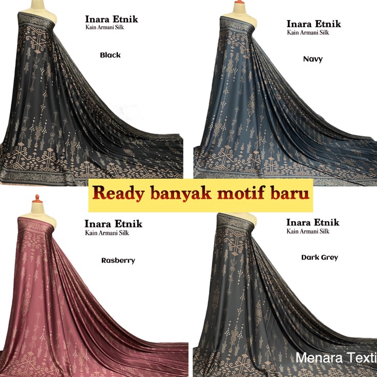 Importir Resmi  Bahan Kain Armani silk brown ecoprint Premium mewah  armany silk abstrak  kain silk 
