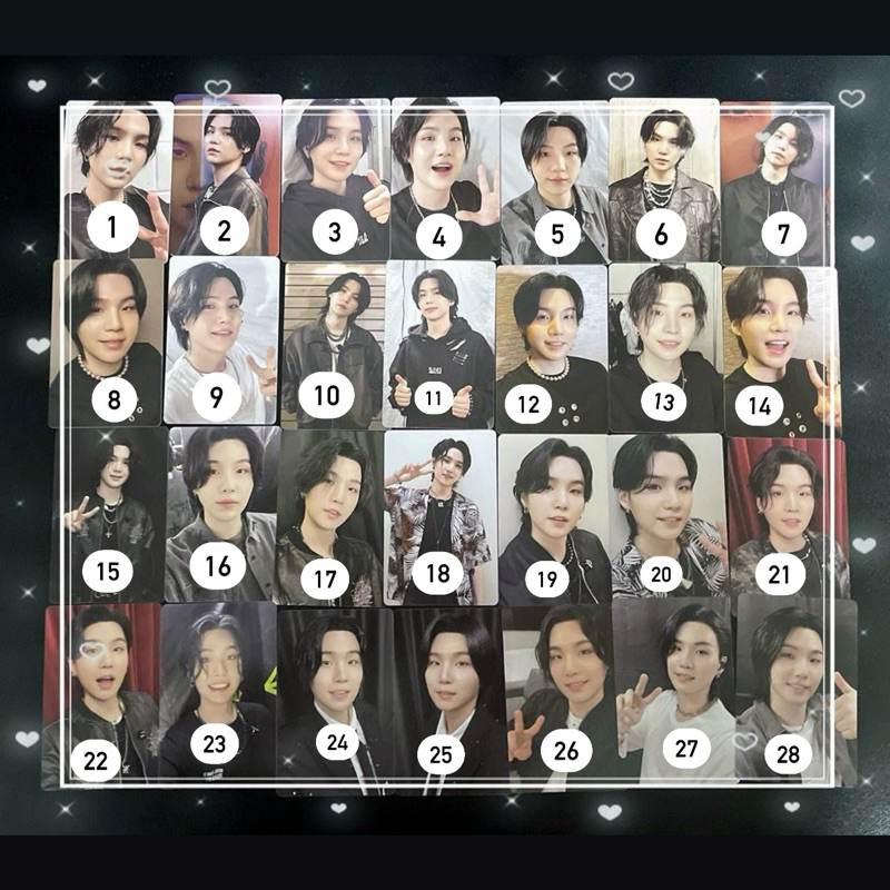 sharing - BTS Suga Agustd D Day the original pc photocard official