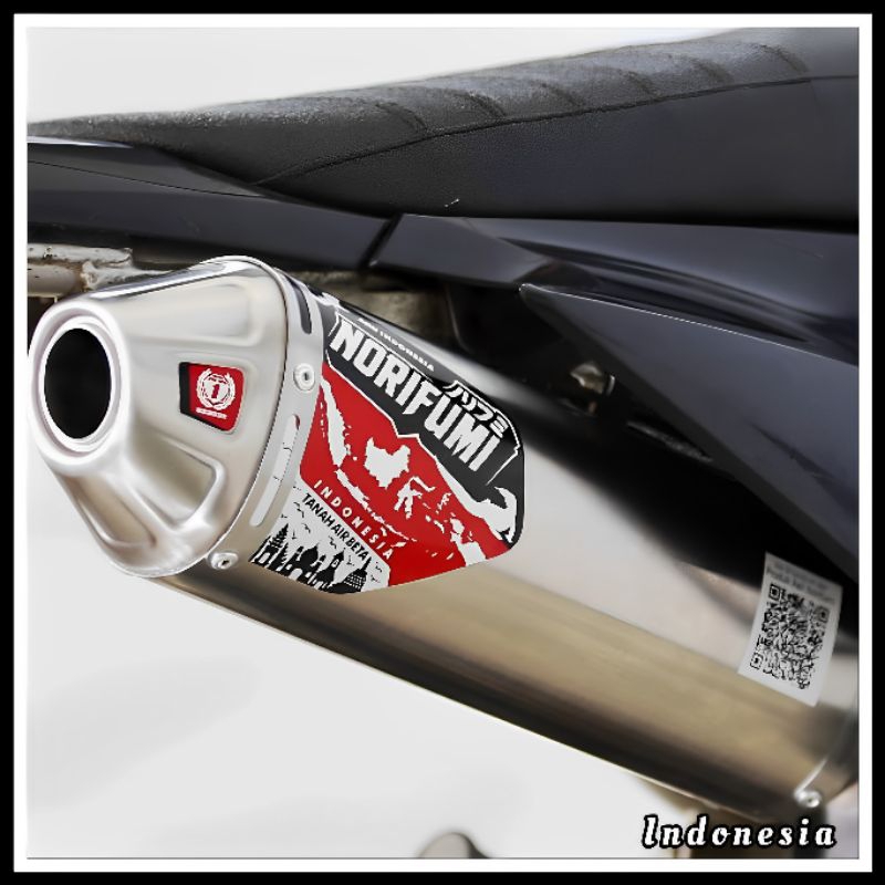 Knalpot NORIFUMI Indonesia KLX150 KLX140 CRF150L WR155 DTRACKER150 VIAR CROSS X150