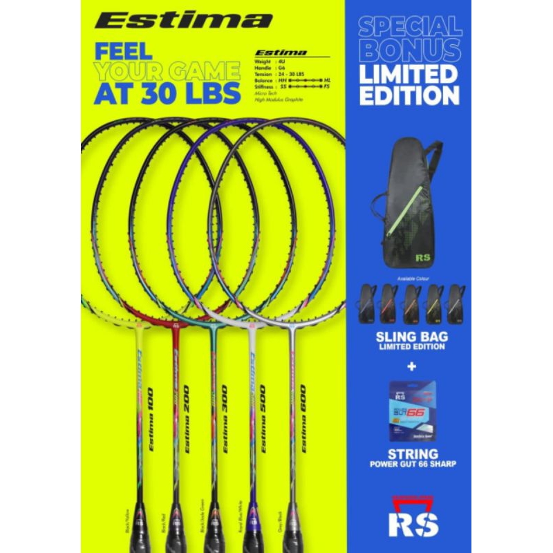 Raket Badminton RS Estima Original