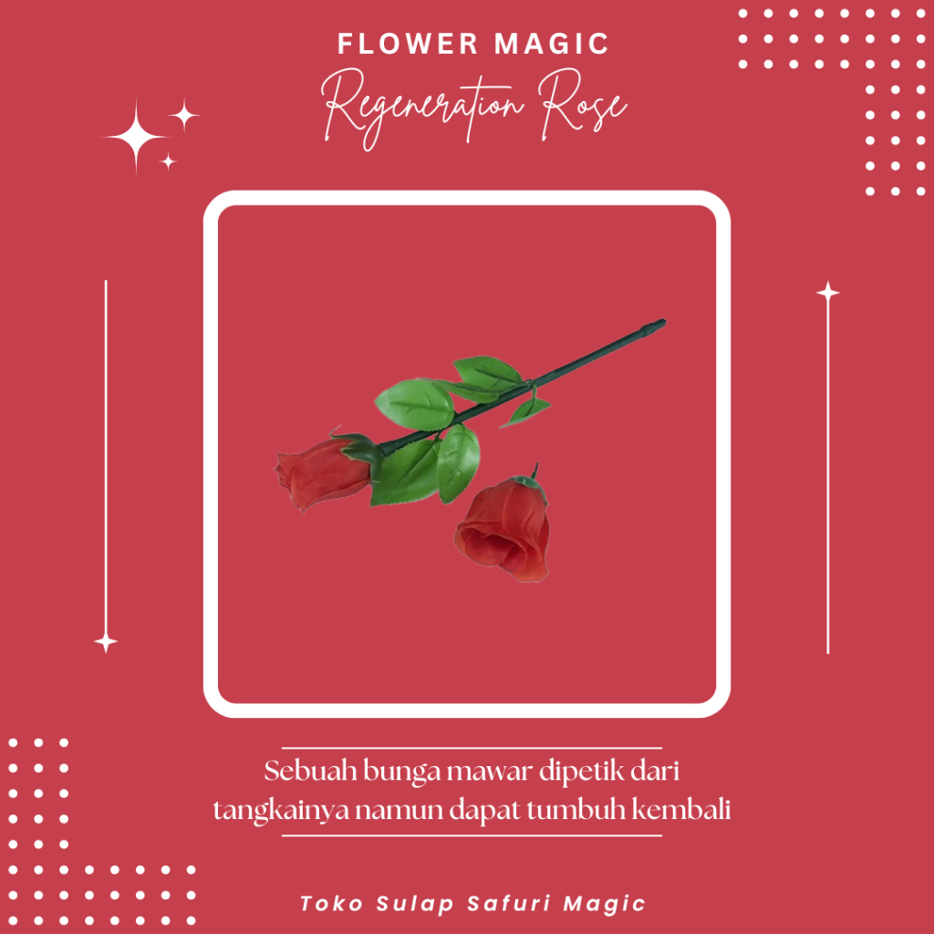Alat Sulap Regeneration Rose - Sulap Bunga - Flower Magic - Sulap Mawar - Toko Sulap
