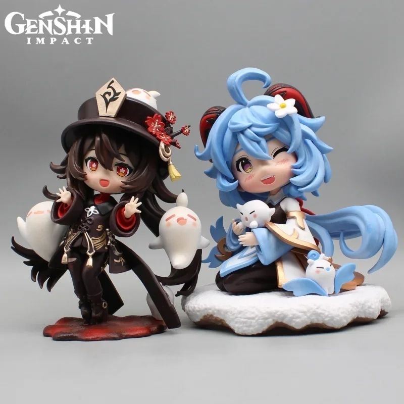 Action Figure Genshin Impact Hutao Ganyu GK Kawai Anime Collection