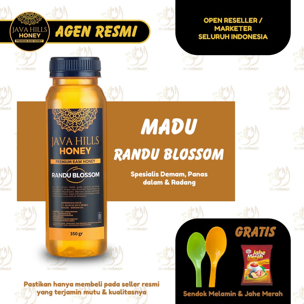 

Madu Randu Blossom Javahills Java Hills Honey Premium Raw Asli