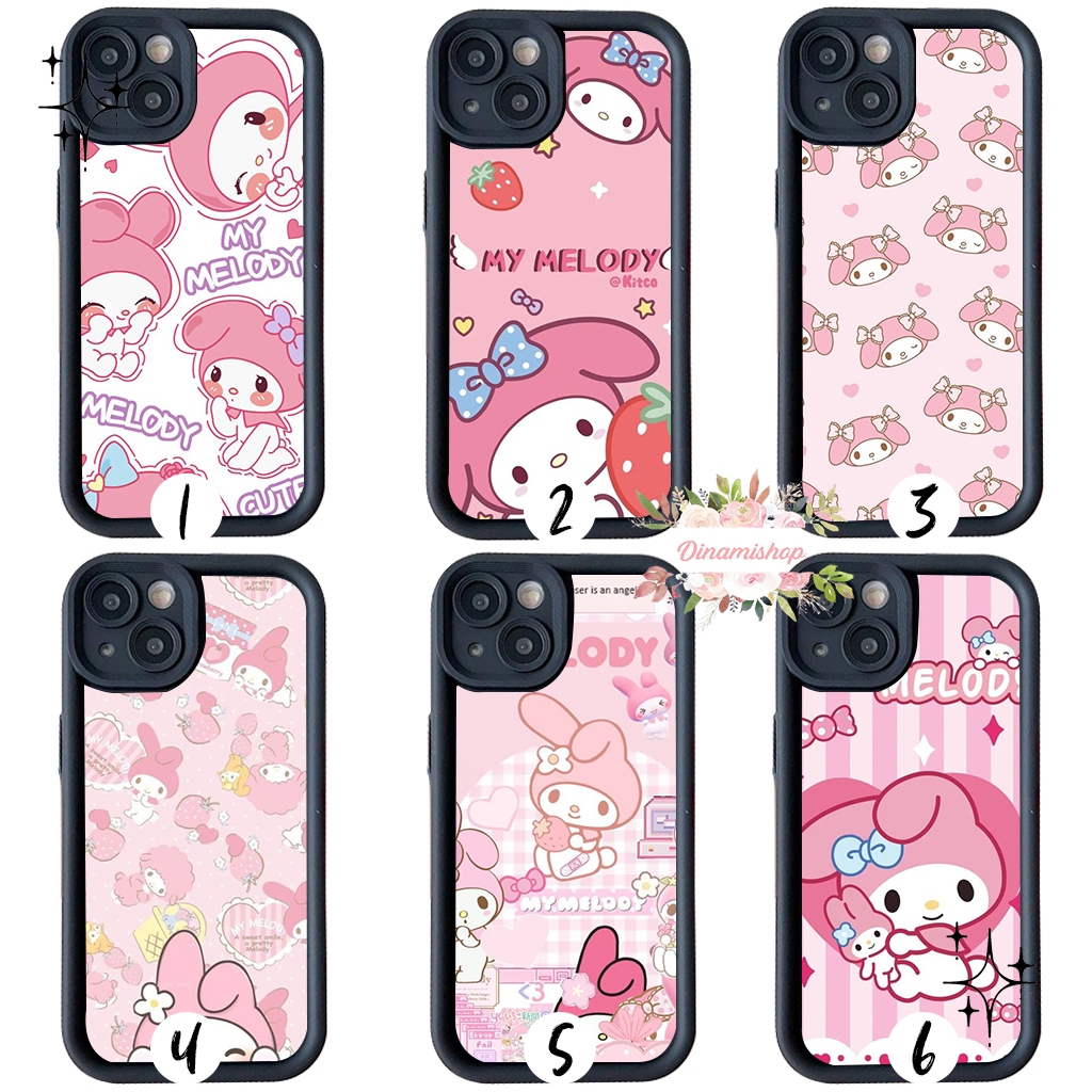 SOFTCASE SILIKON CASE CASING MATTE ROSE - CASING HP MY MELODY FOR OPPO VIVO SAMSUNG XIAOMI REALME IN