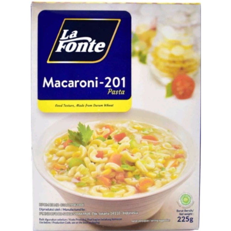 

LA FONTE MAKARONI PASTA-201 225G