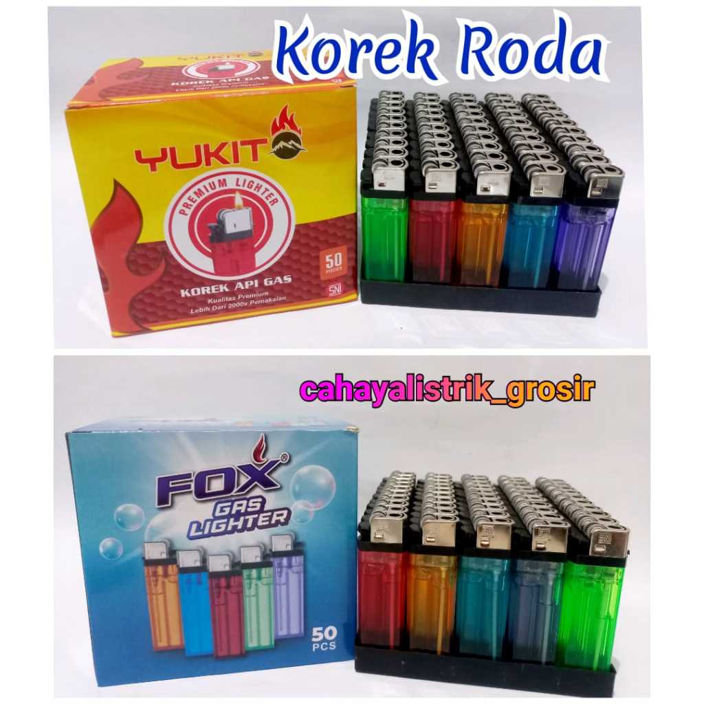Korek Gas Roda/Korek Gas Magnet 5 Motif Grosir FOX DUCATI G2000 Yukito