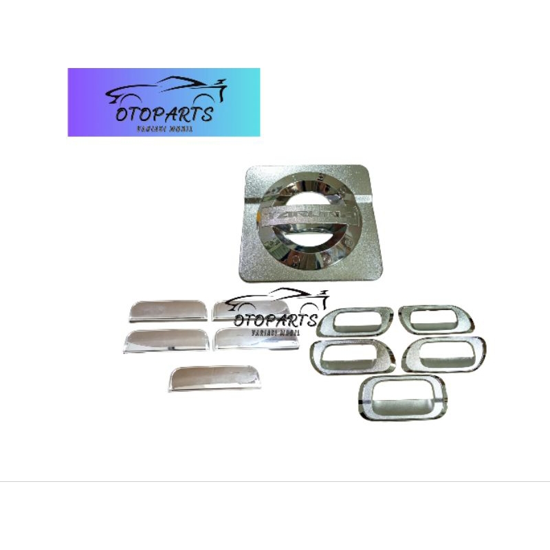 PAKET COVER OUTER HANDLE TANK COVER MODEL RATA UNTUK DAIHATSU TARUNA FL FGX FX OXXY CROM SET LENGKAP
