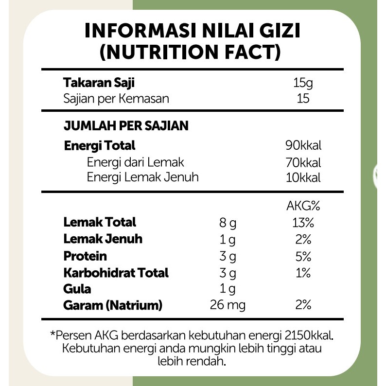 

QH Nourish Original Unsweetened Almond Butter - 80 Gr