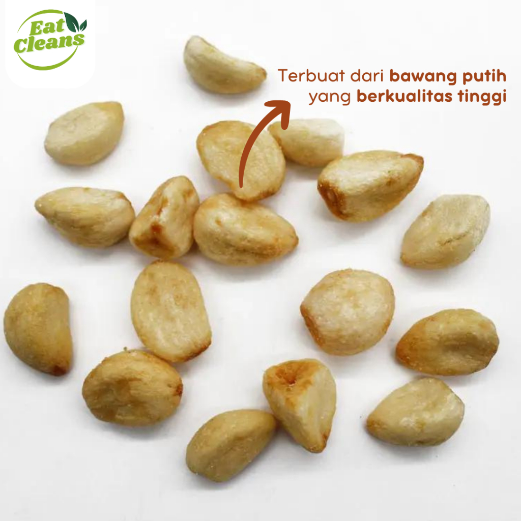 

RB Premium Garlic Chips Freeze Dried - Keripik Bawang Putih - Crispy Garlic Chips - Cemilan Sehat -