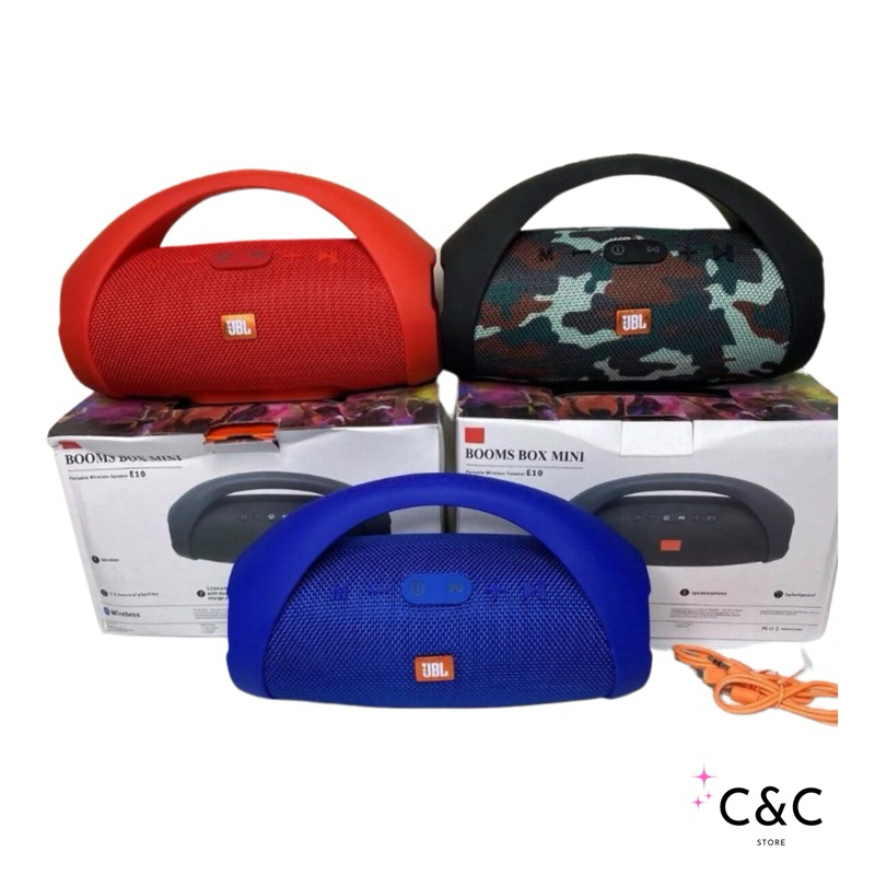 Speaker Bluetooth JBL E10 Boombox JUMBO Wireless Portable Good Quality