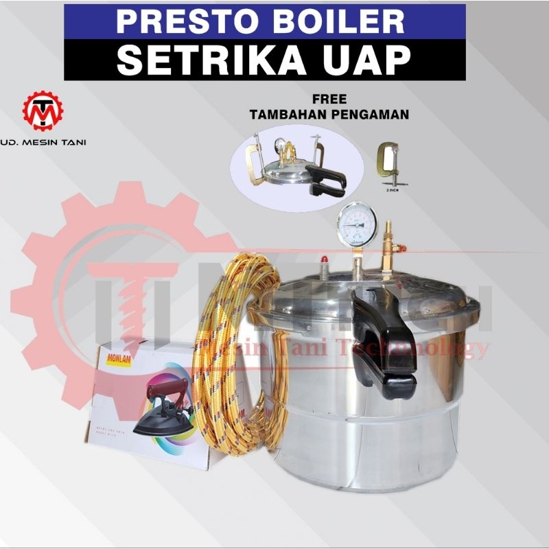 PRESTO BOILER SETRIKA UAP