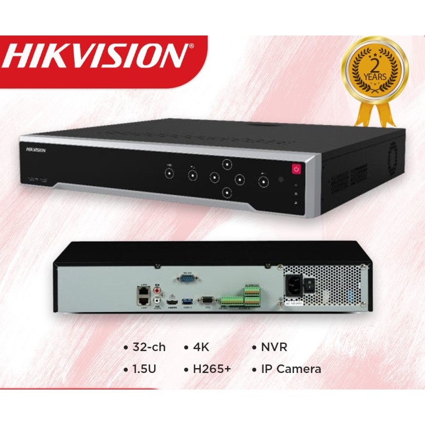 NVR HIKVISION 32CH DS-7732NI-K4 SERIES (4K & H265+) GARANSI 2THN - DS-7732NXI-K4