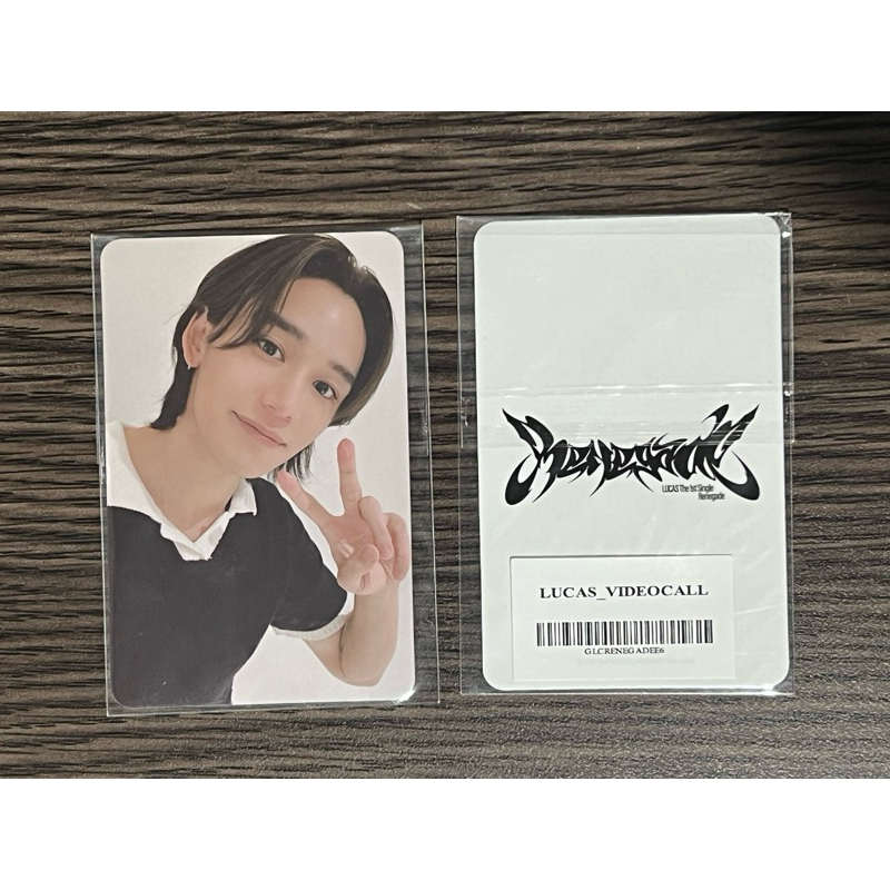 Lucas - Renegade photocard bene Video call event SMStore