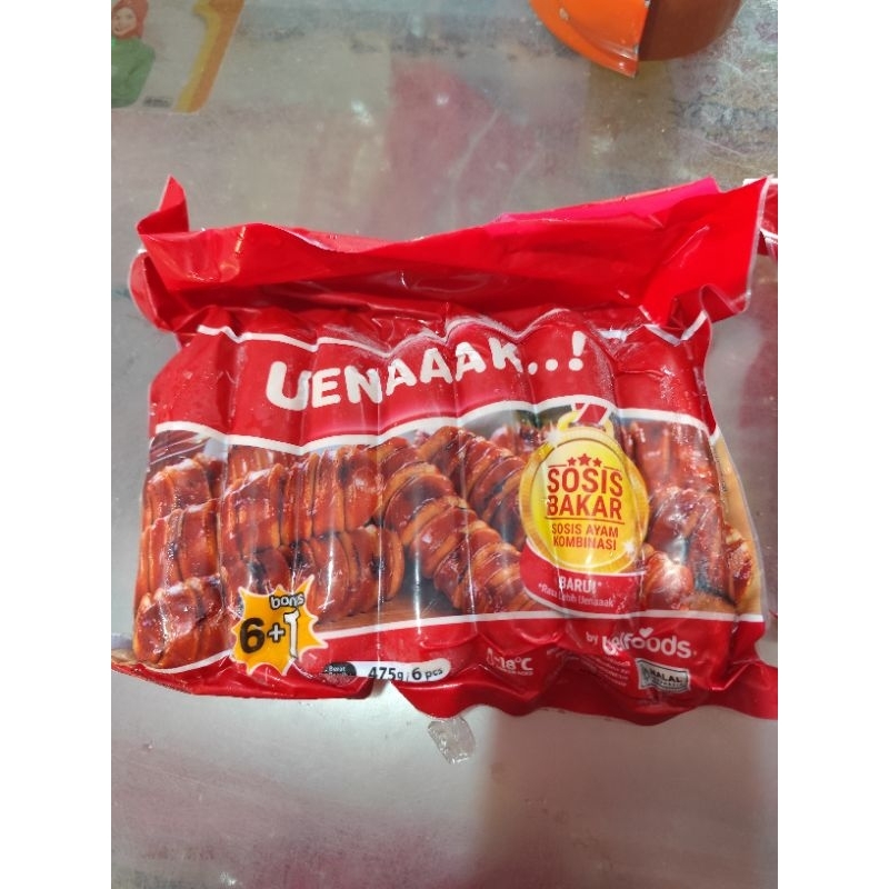 

BAKAR SOSIS AYAM KOMBINASI 475GR / 6PCS +1 PCS FROZEN FOODS ENAK LAZIZ MURAH TOP TERLARIS THE BEST BAGUS HALAL SANGAT COCOK UNTUK TAMBAHAN BEKAL ANAK SEKOLAH PEKANBARU DAN SEKITARNYA PENGIRIMAN AMAN READY PEKANBARU BISA COD PANAM RIMBO PANJANG RIAU INDO