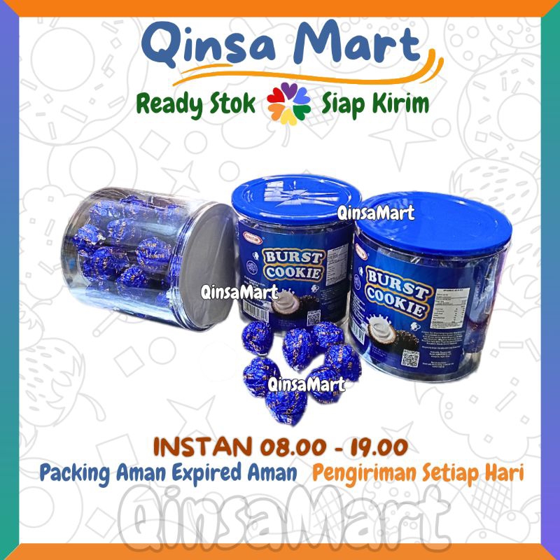 

Burst Cookies Wafer Bulat Isi Krim 10 gram x 50 pcs