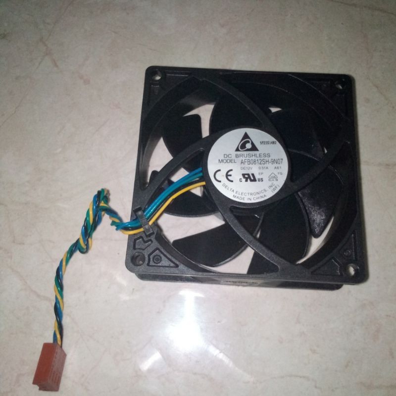 FAN PWM 8CM ORIGINAL DELTA AFB0812SH 12V 0.51A 4PIN