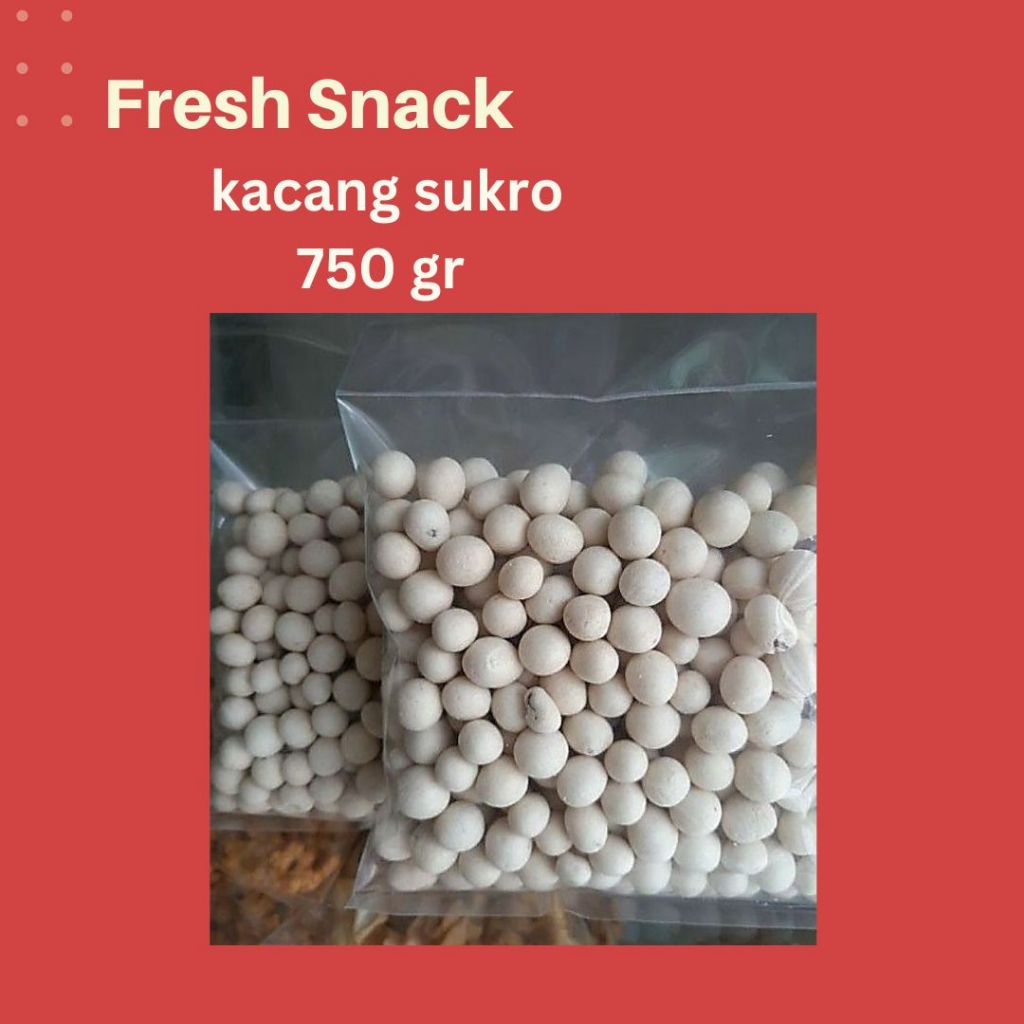 

( 750gr ) KACANG SUKRO ATOM GURIH | CEMILAN KILOAN