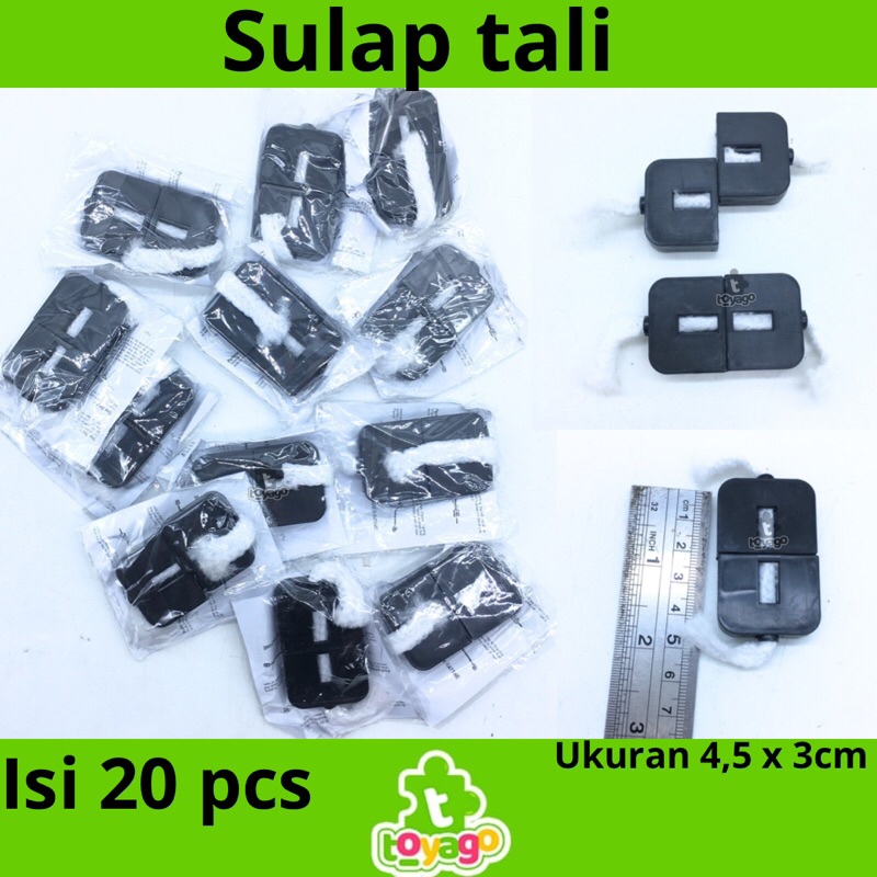 Mainan sulap tali putus isi 20 pcs grosir murah (sulap tali toyago toys)