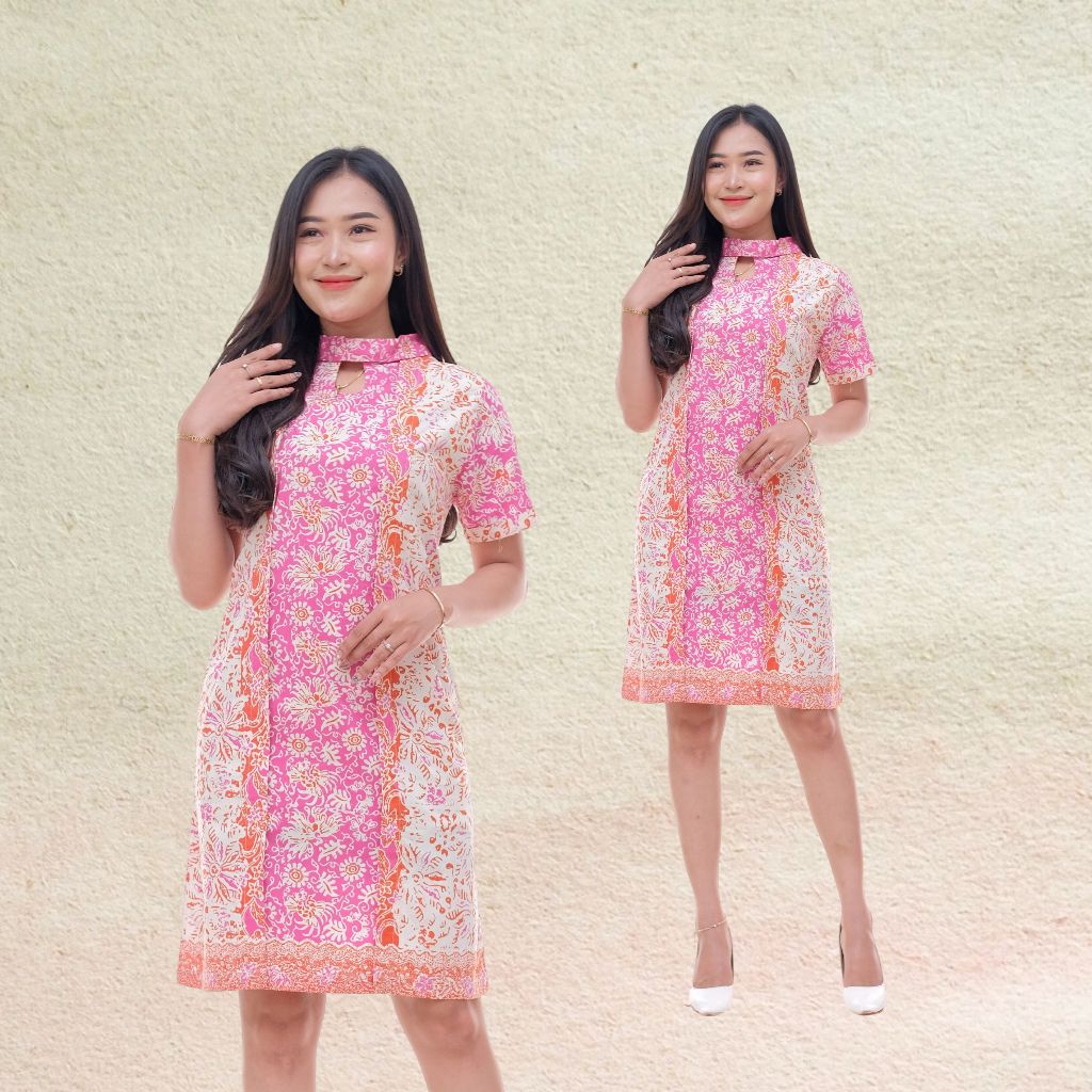 [BHUMIJAWA COLLECTION] - HOB Dress Batik Nayla Cap Adem