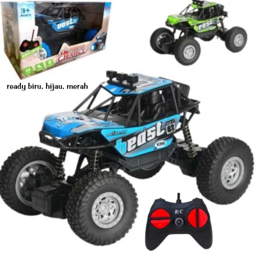 

MAINAN ANAK MOBIL REMOTE CONTROL RC MONSTER CHARGE CROSS COUNTRY SKALA 1:20