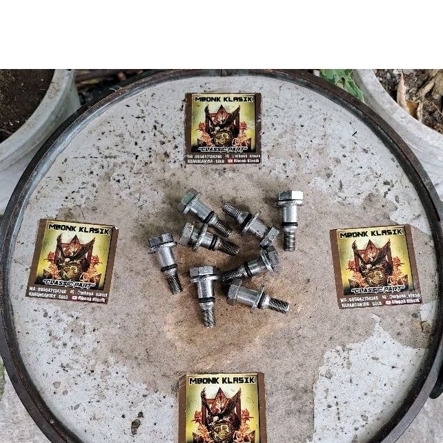 baut as shock depan cb100 cb125 s90 s90z ORIGINAL baut shock depan cb100 cb125 s90 s90z