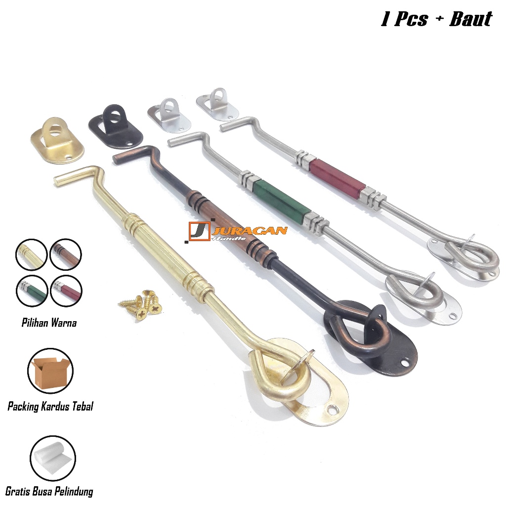 Hak Angin Jendela Panjang Kuat Tebal Penyangga Jendela Rumah Cengkal Jendela Kamar