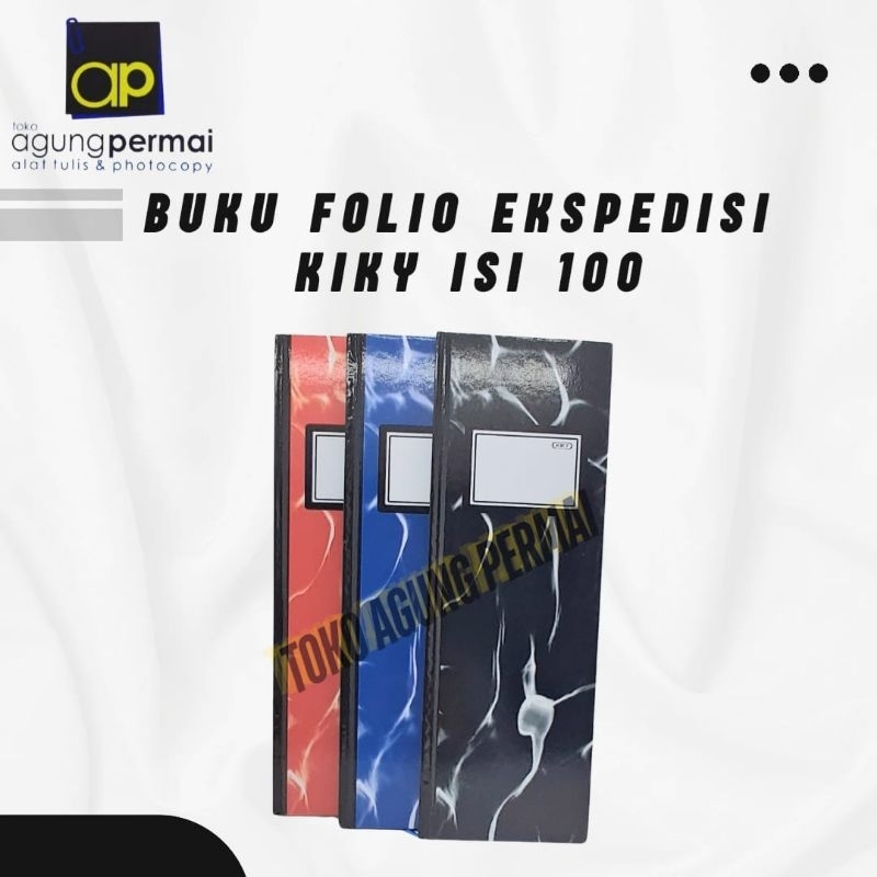 

Buku Folio Expedisi Kiky isi 100