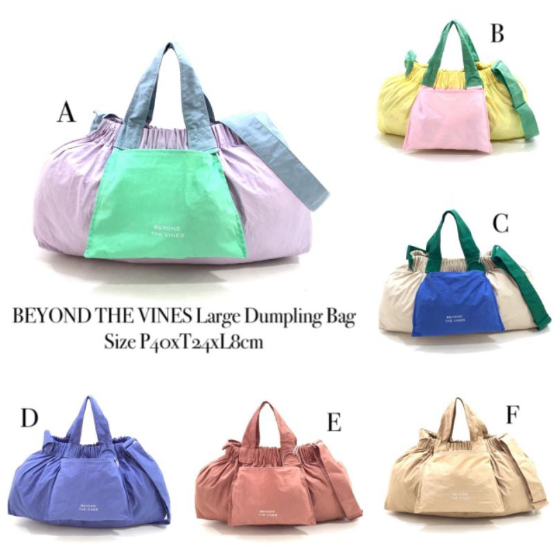 BEYOND THE VINES Large Dumpling Bag