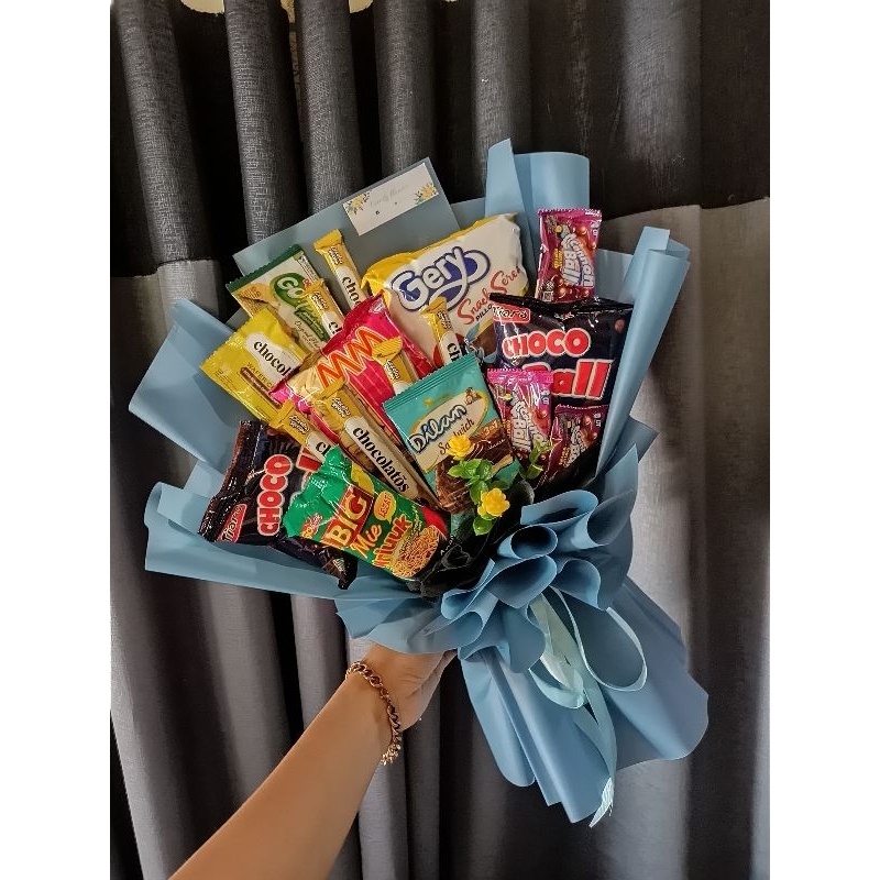 

buket Snack buket wisuda buket kado buket random