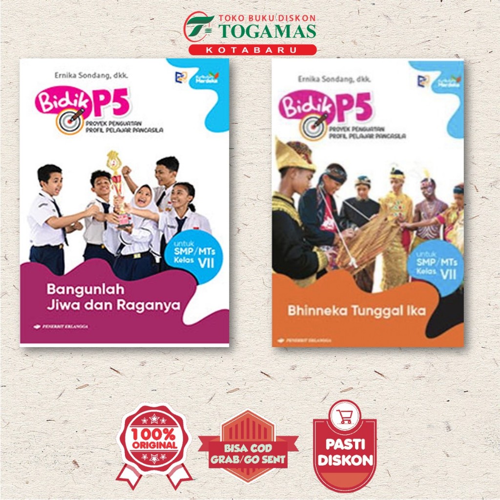 BUKU P5 SMP KELAS 7 & 8 ERLANGGA KUMER