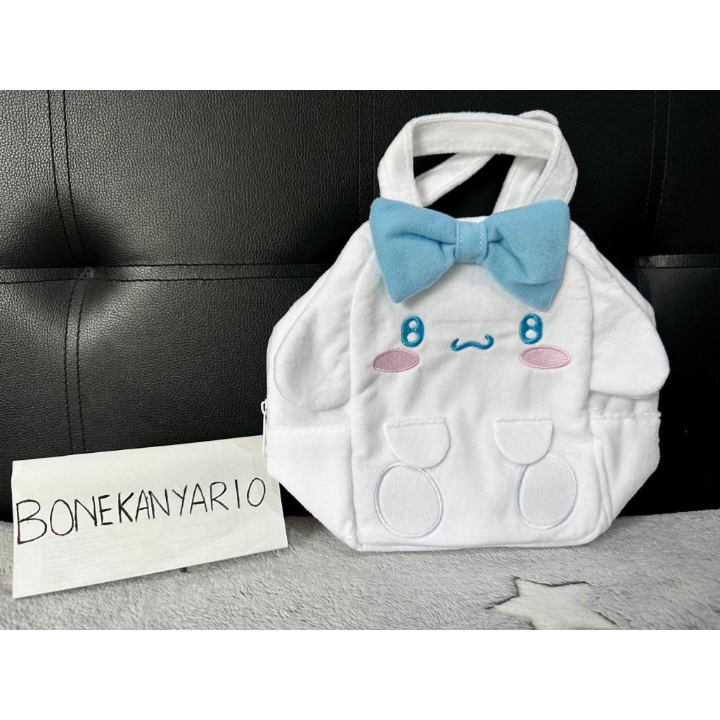 Tas Boneka Cinnamoroll Big Fluffy Ribbon Bag Plush Original Sanrio Jepang Kawaii Cinnamonroll Toreba