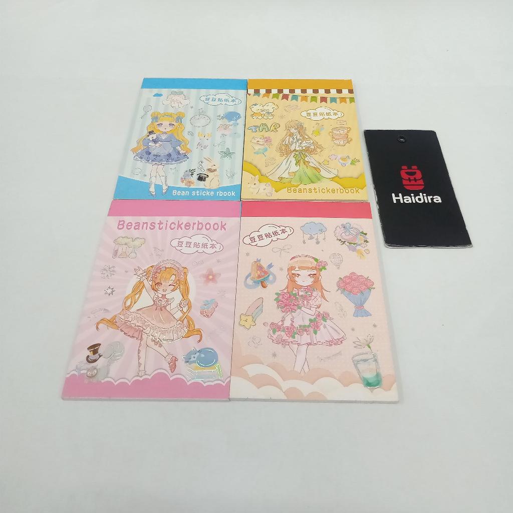 

Buku Stiker KL-CF Ukuran A6 Buku Stiker Momo Korea Viral Fancy Girl Unik
