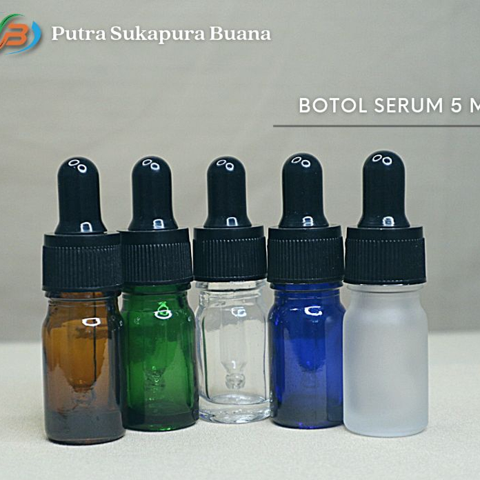 Botol kaca 5 ml tebal ring non segel/Botol pipet 5 ml /Botol serum 5 ml/Botol kaca/Botol kaca 5ml se