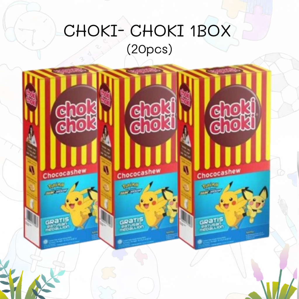 

CHOKI CHOKI CHOCOCASHEW 1 BOX ISI 20PCS