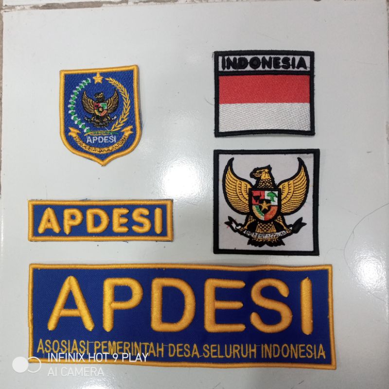 logo bordir timbul APDESI
